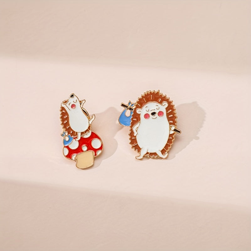 Animal Pendant Hedgehog Pendant Necklace Jewelry Gift