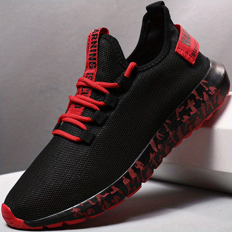 Women's Breathable Knit Sneakers Casual Lace Up Running Shoes