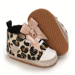 Comfortable Lace Up Sneakers for Baby Girls Lightweight Non Slip Shoes