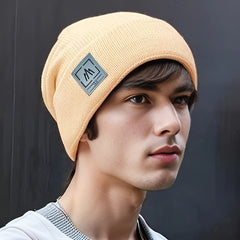 Winter Thicken Knitted Hat Windproof Brimless Hat