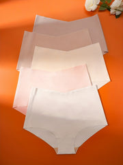 5pcs Seamless High Waist Briefs Soft Intimates Panties