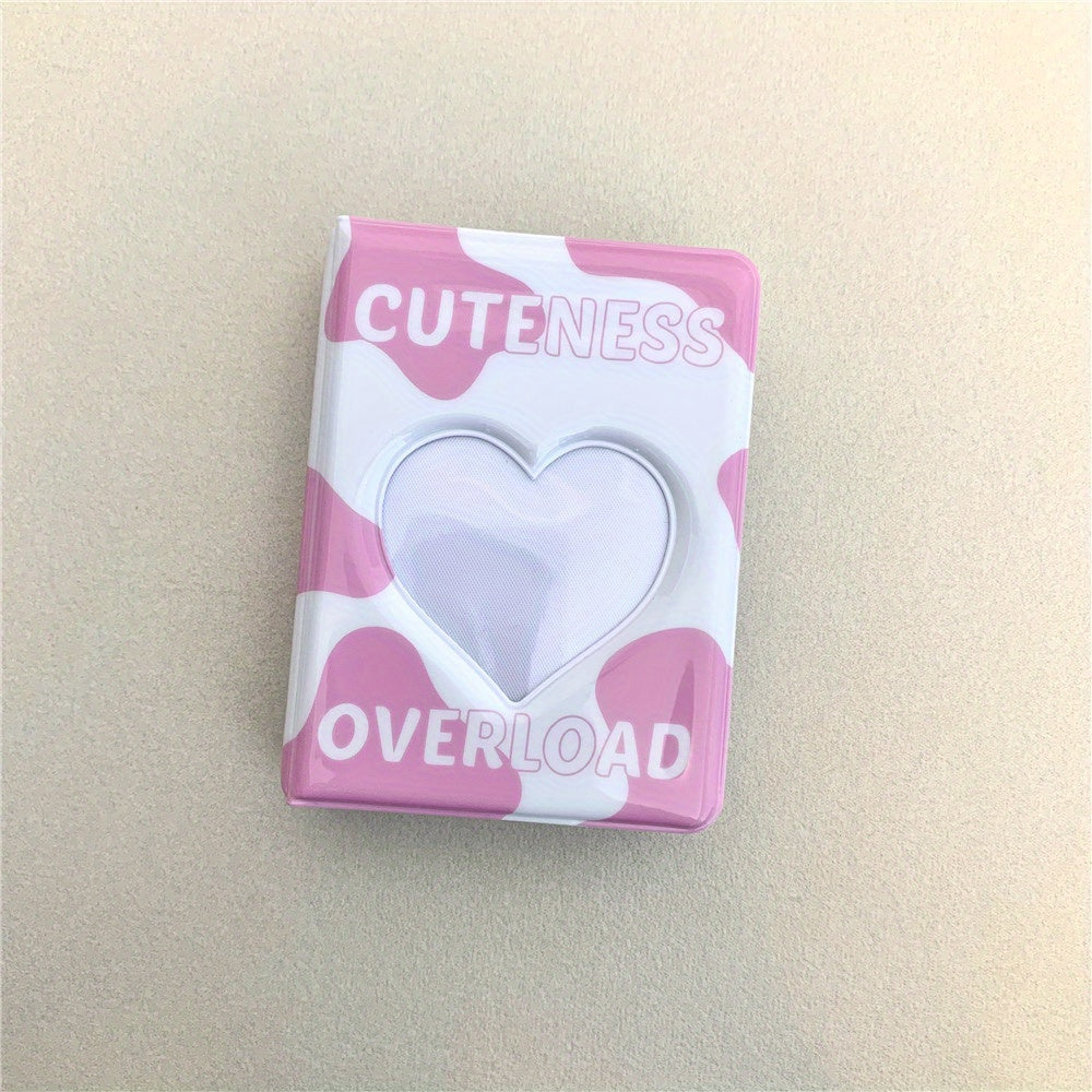 Small Fresh Four-leaf Clover Love Cow Print 3-inch Mini Album