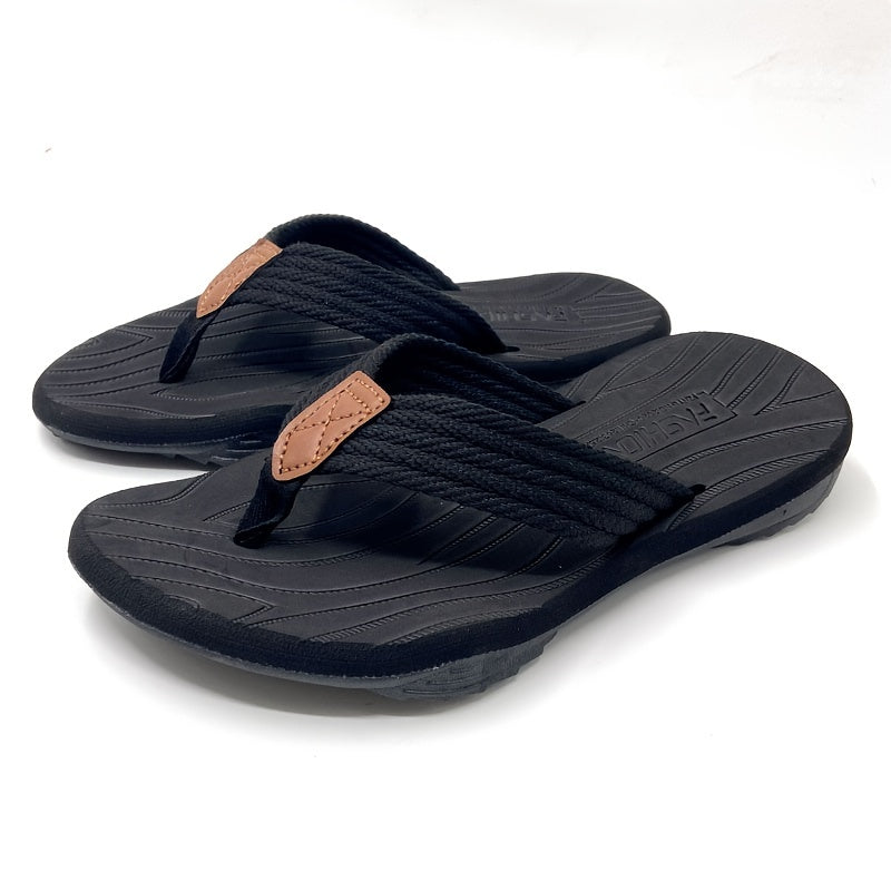 Men's Summer Flip Flops Lightweight Comfy Thong Sandals