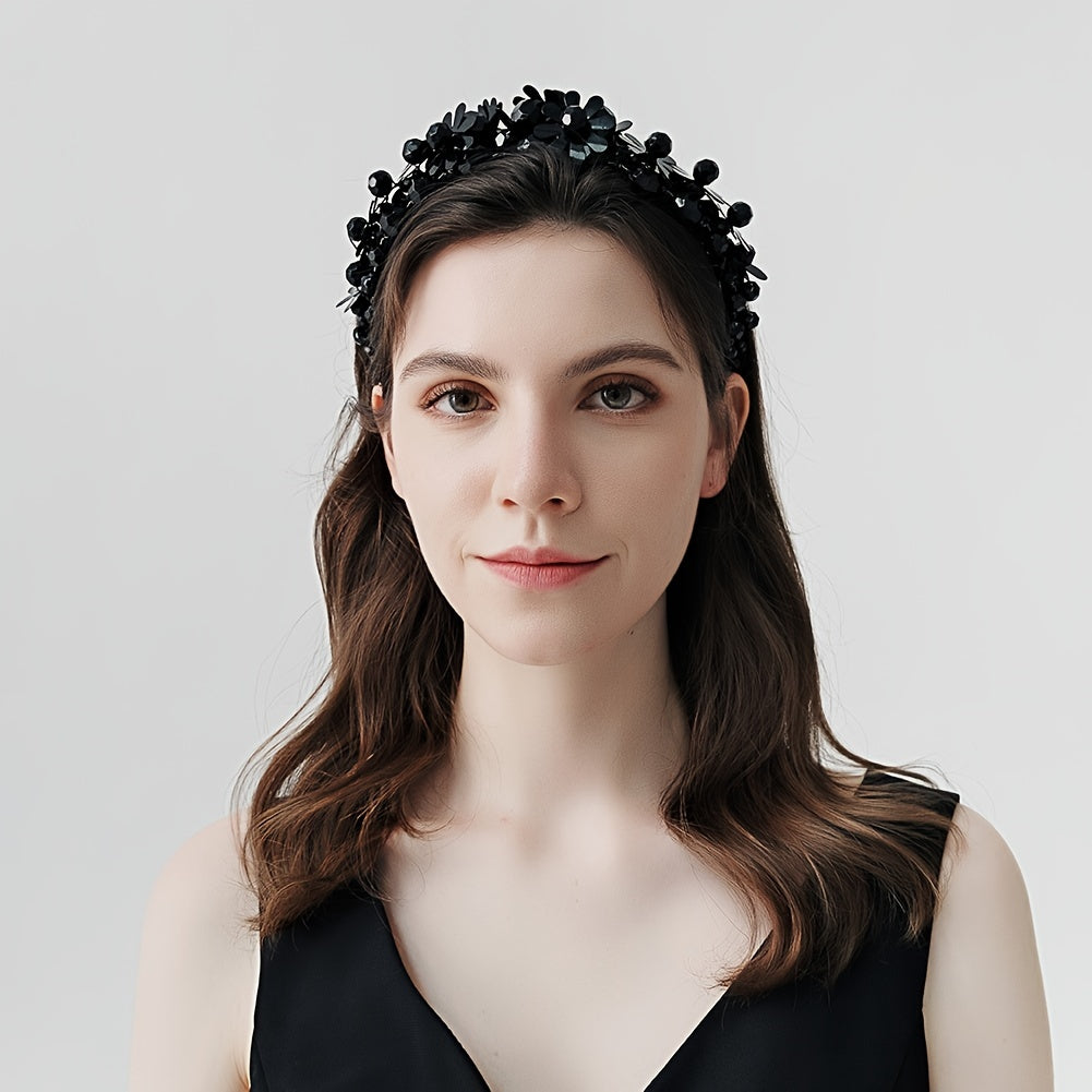 Waves Rhinestone Headband Wedding Prom Hair Accessories