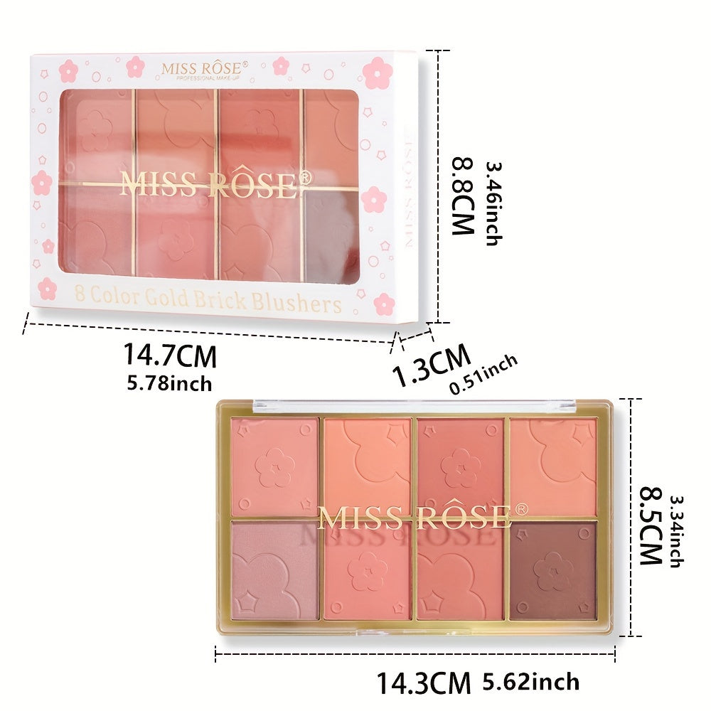 Matte 8 Blush Palette Sweatproof Long-lasting Makeup