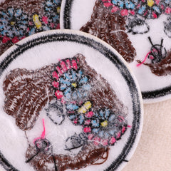 3pcs Embroidery Stroke Beauty Patches For Girls DIY Ironing