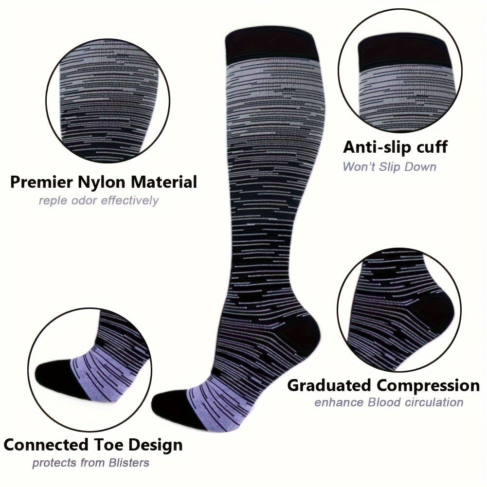 Compression Knee High Socks For Men And Women - Medical Grade