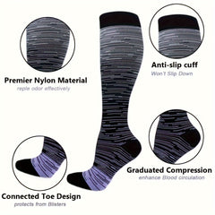 Compression Knee High Socks For Men And Women - Medical Grade