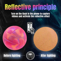 1pc No 5 Luminous Volleyball Ideal for Night Use