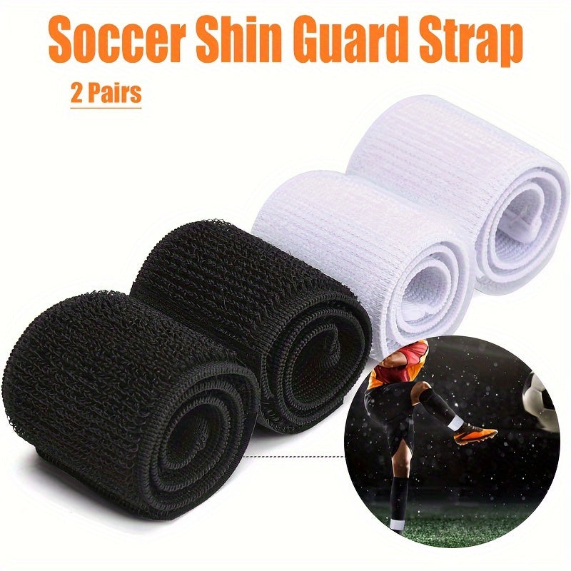 4PCS Soccer Shin Guard Strap Anti Slip Ankle Guards