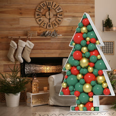 DIY Mosaic Christmas Tree Marquee Decorations