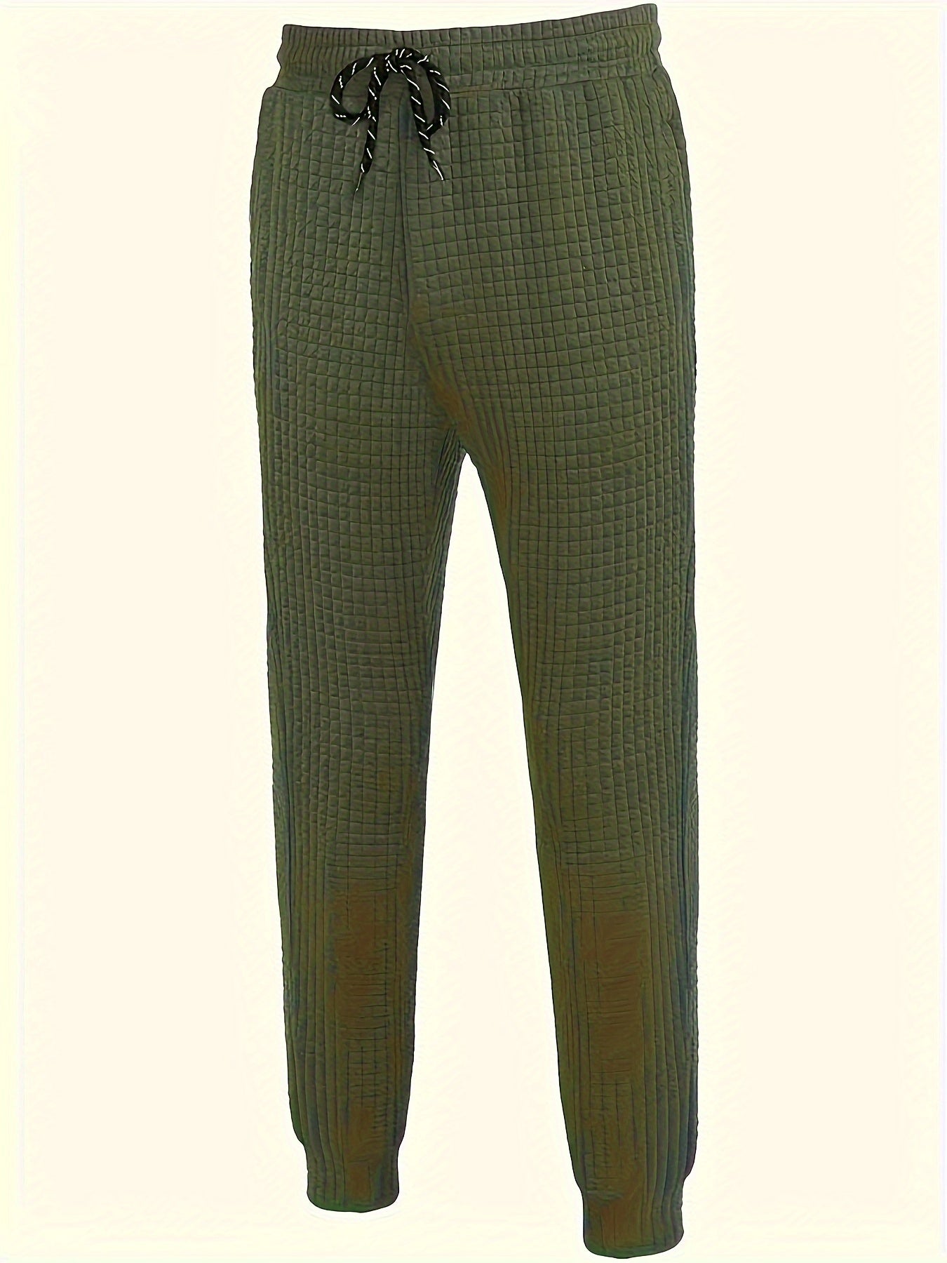 Men's Drawstring Solid Sweatpants Pocket Casual Comfy Jogger Pants