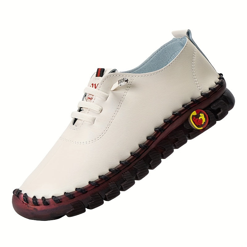 Women's Lace Up Soft Sole Flat Shoes Lightweight Loafers