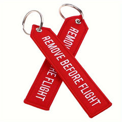 Remove Before Flight Lanyard Keychain Bag Wallet Car Key Chain Pendant