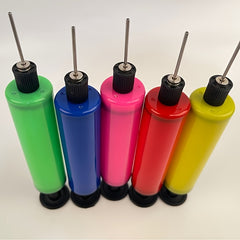 1pc Mini Hand Push Ball Pump Plastic Manual Inflator for Parties Random