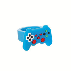6pcs Game Console Shaped Rings Set Holiday Gift For Boys and Girls