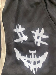 Men's Smiling Face Print Jogger Sweatpants