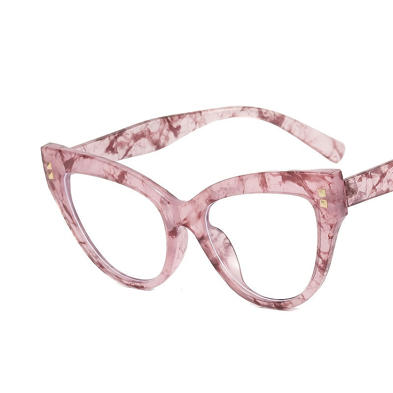 Women Oversized Cat Eye Computer Glasses Block Blue Light Relieve Fatigue