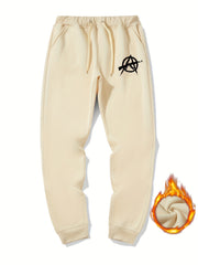 Men's Graphic Drawstring Joggers for Spring/Summer