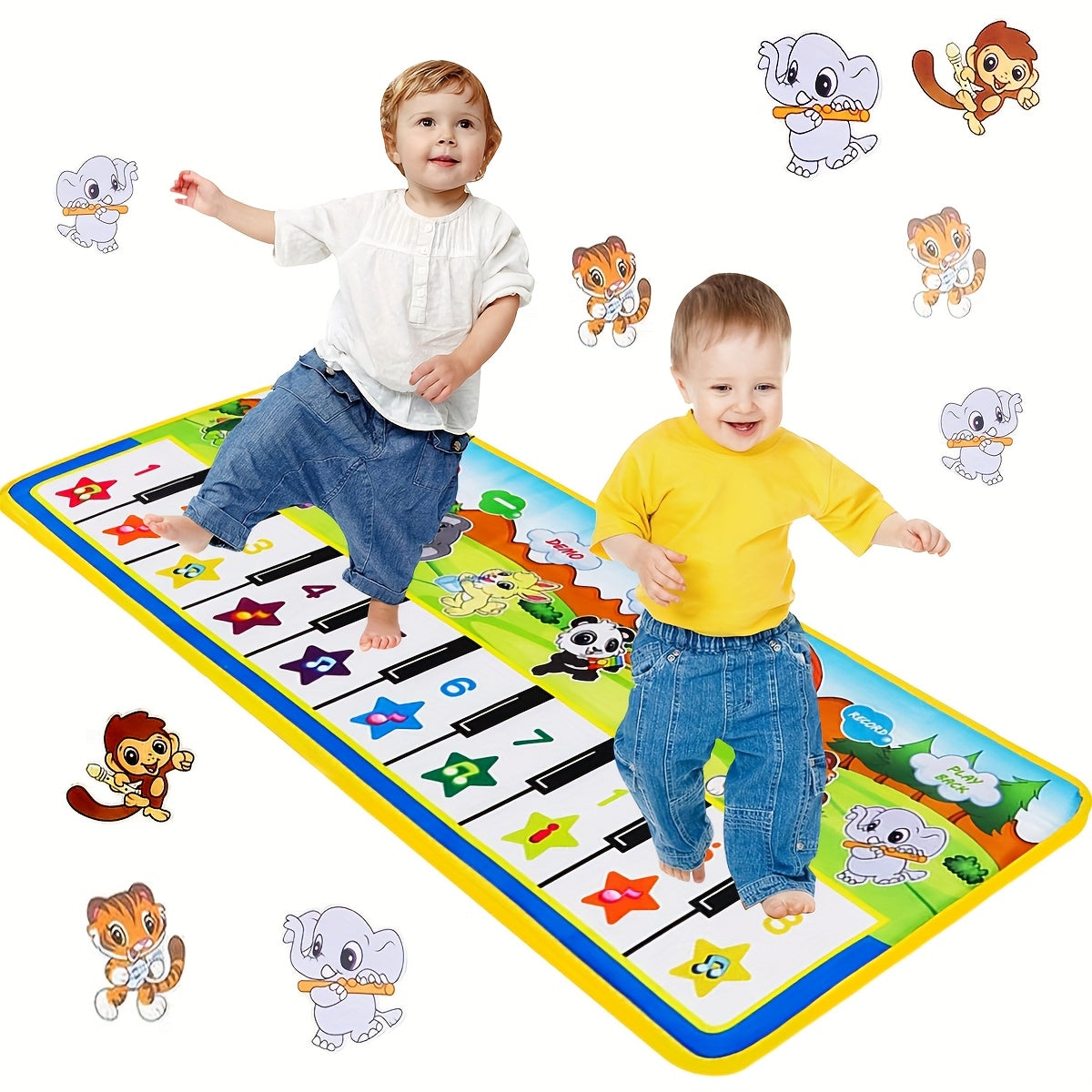 Musical Keyboard Floor Playmat Toy for Kids - Early Educational Musical Toy