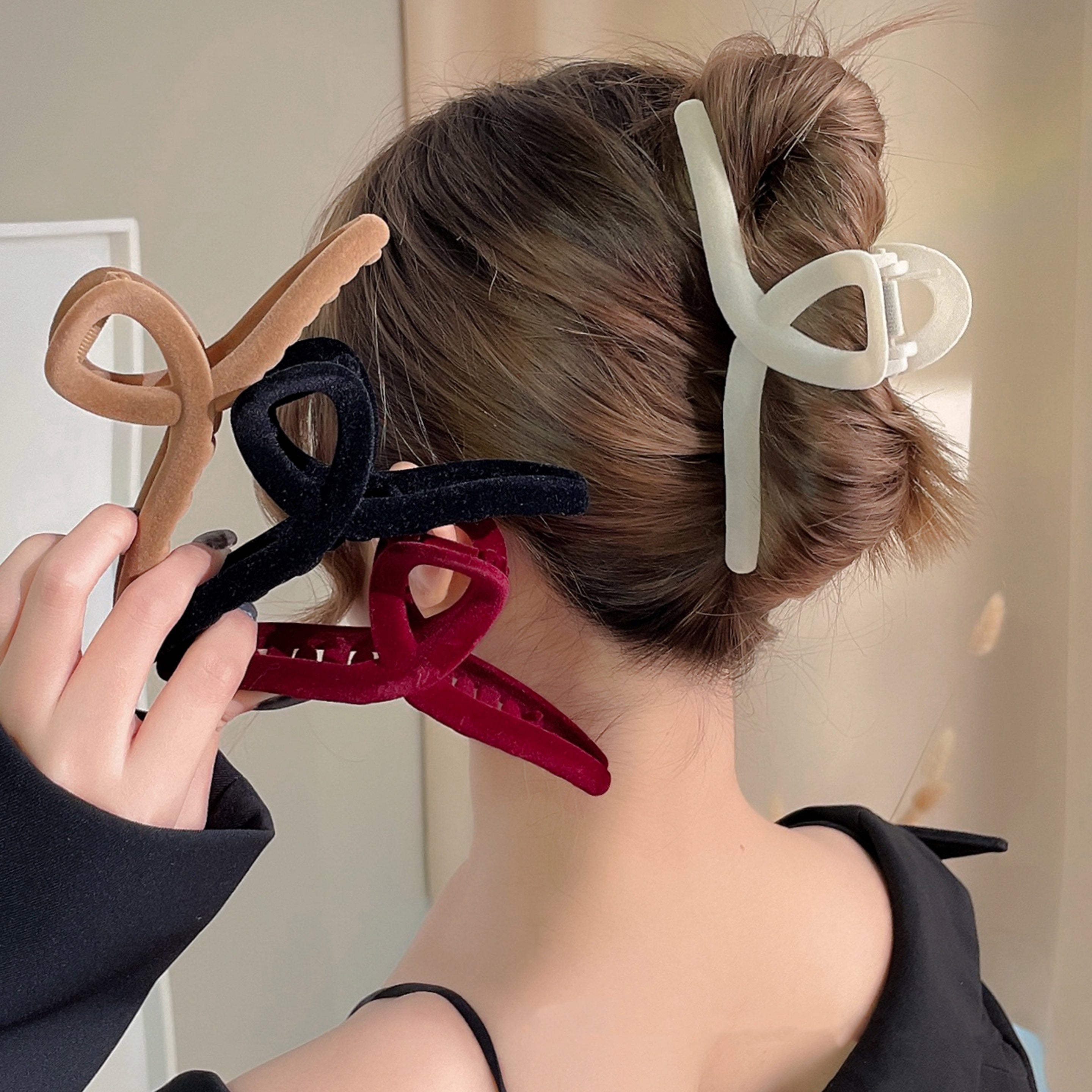 Nonslip Hair Claw Clips for Women Strong Hold Matte Hair Accessory