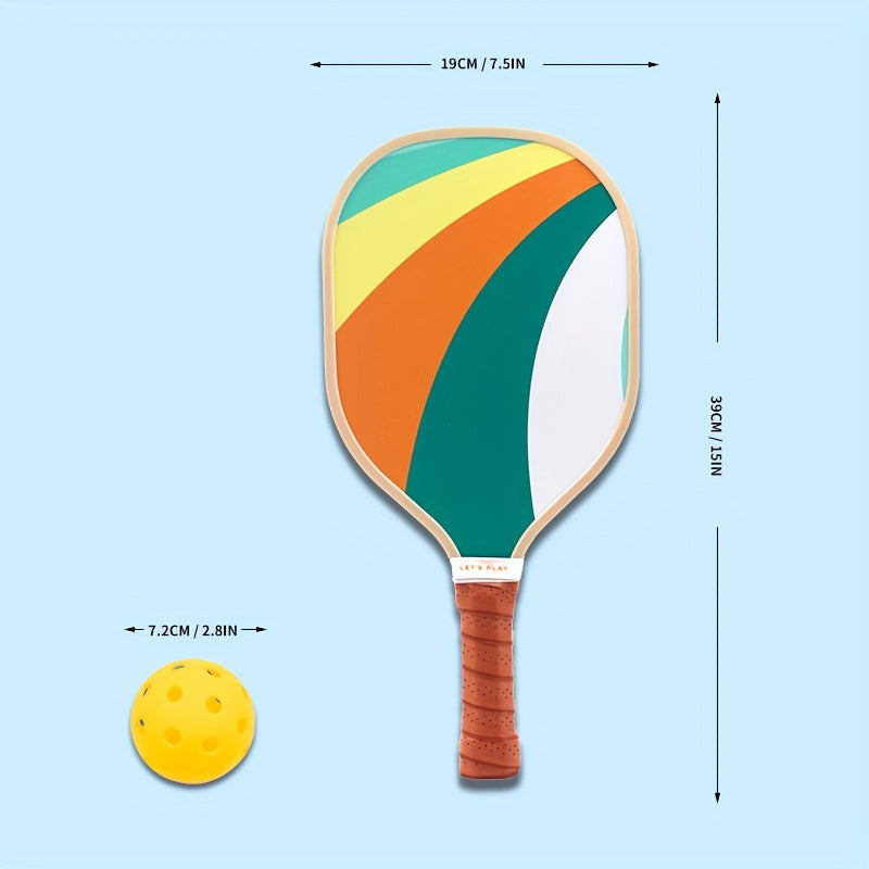 Pickleball Paddle Set 4 Paddles 4 Balls 1 Bag