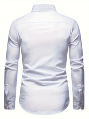 Paisley Binding Men's Button Up Shirt
