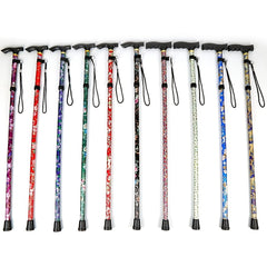 Foldable Adjustable Telescopic Walking Sticks