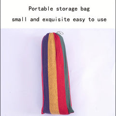 Portable Canvas Hammock for Camping & Dormitory Use, Anti Rollover