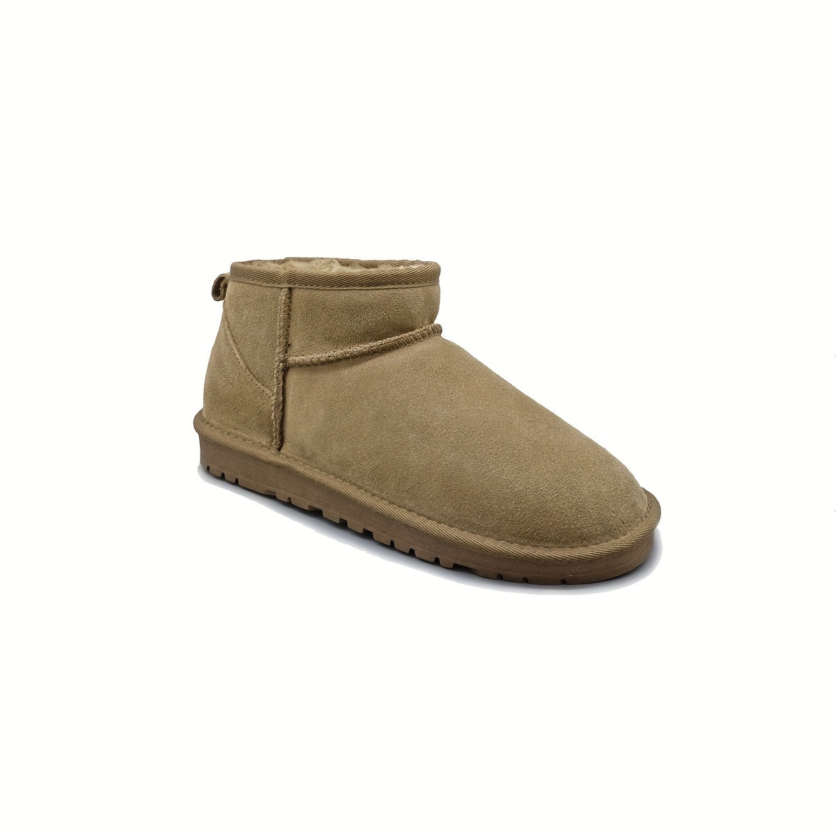 Women's Snow Boots Plush Lined Slip On Thermal Short Boots