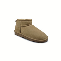 Women's Snow Boots Plush Lined Slip On Thermal Short Boots