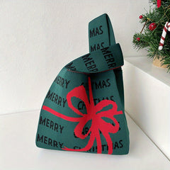 Christmas Gift Knitted Handbag Crochet Tote Bag Casual Summer Commuter Bag