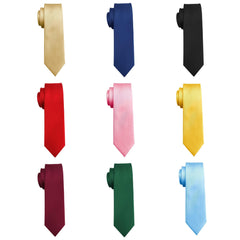 Men's Plain Tie for Party Holiday Daily