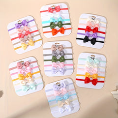 5pcs Candy Bow Headband Hair Accessories for Girls