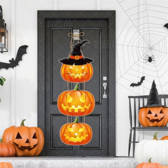 Halloween Party Decoration Pumpkin Bat Door Hanging Ghost Scene Arrangement