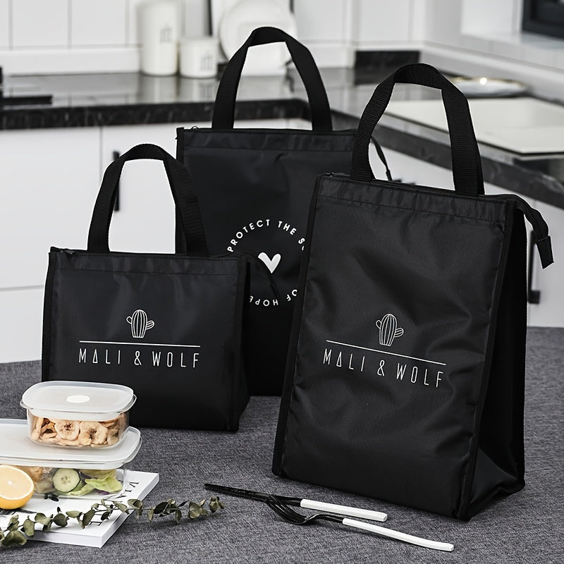 Waterproof Thermal Tote Bento Bag for Outdoor Activities