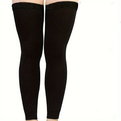 Winter Elastic Warm Knee Pads Thickened And Fleece Knee Pads