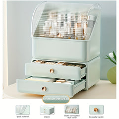 Makeup Drawer Storage Box With Lid Plastic Skincare Storage Box