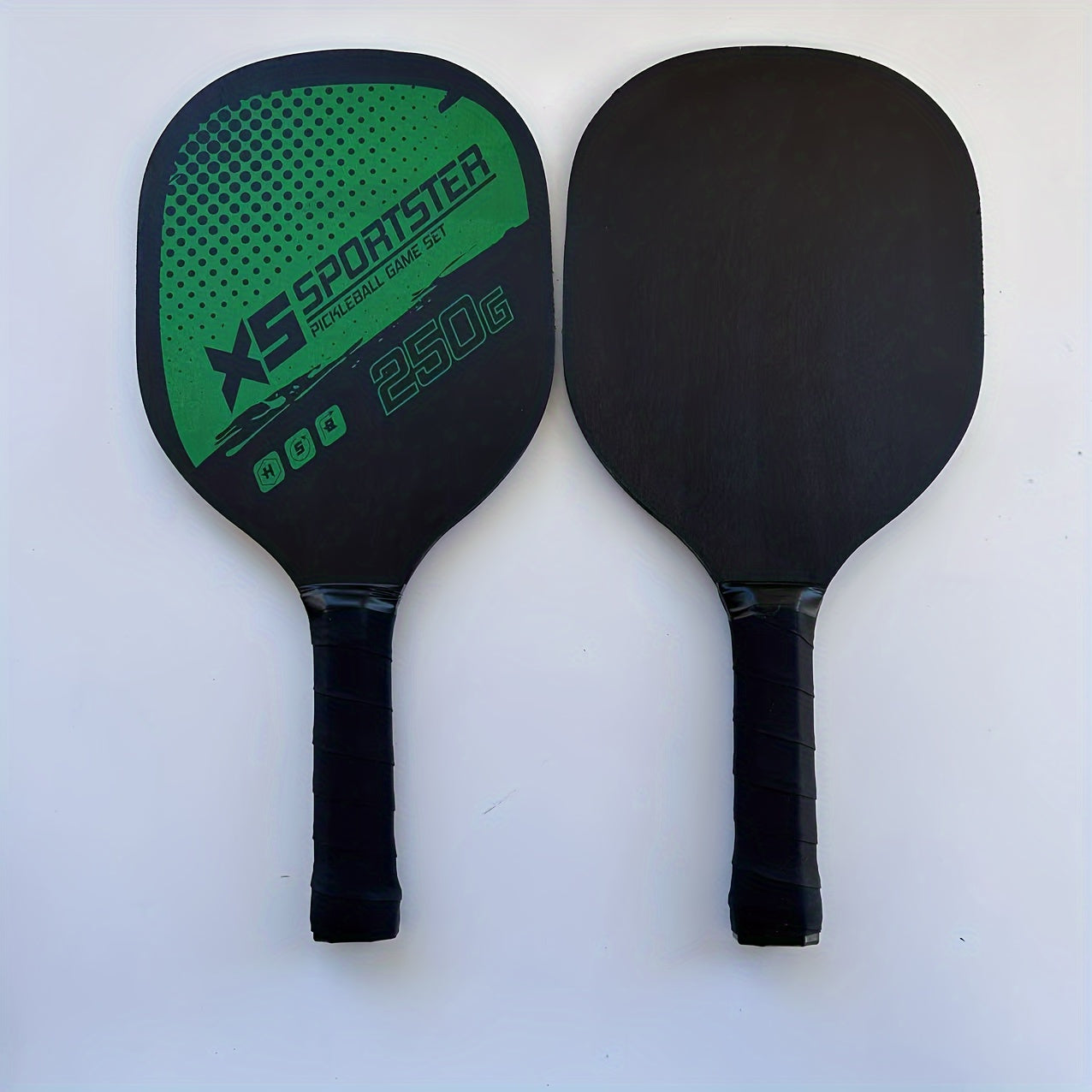 Pickleball Paddles Set 2 Rackets 4 Balls & Storage Bag