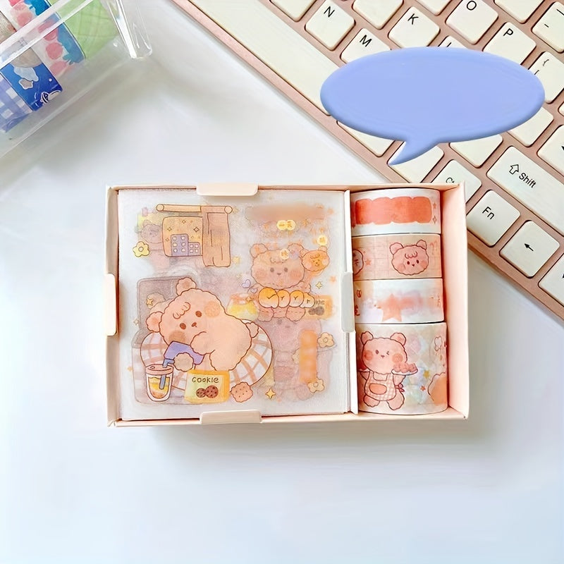 Hand Ledger Sticker Tape Stationery Children's DIY Set