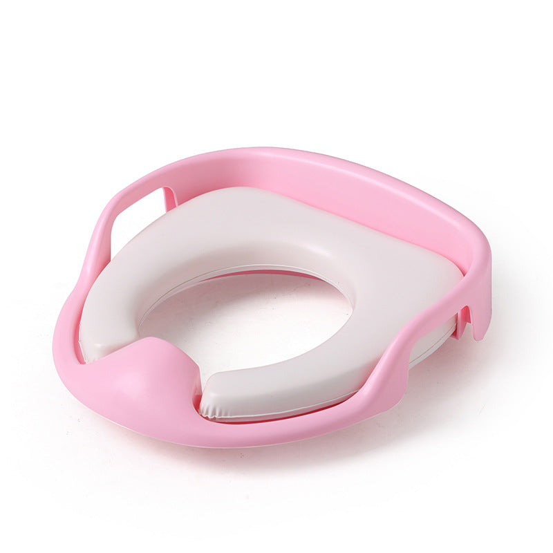 Children's Toilet Seat Baby Soft Toilet Seat Portable Baby Toilet