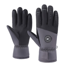 Waterproof Windproof Plush Gloves for Winter Outdoor Activities