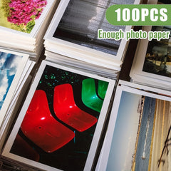 100 Sheets 230gsm 16x15 Glossy Photo Paper Waterproof Professional
