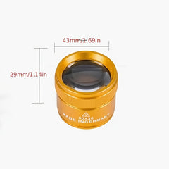 30x36 Optical Glass Lens Jewelry Magnifier Loupe For Jewelry Coin Stamps Wat
