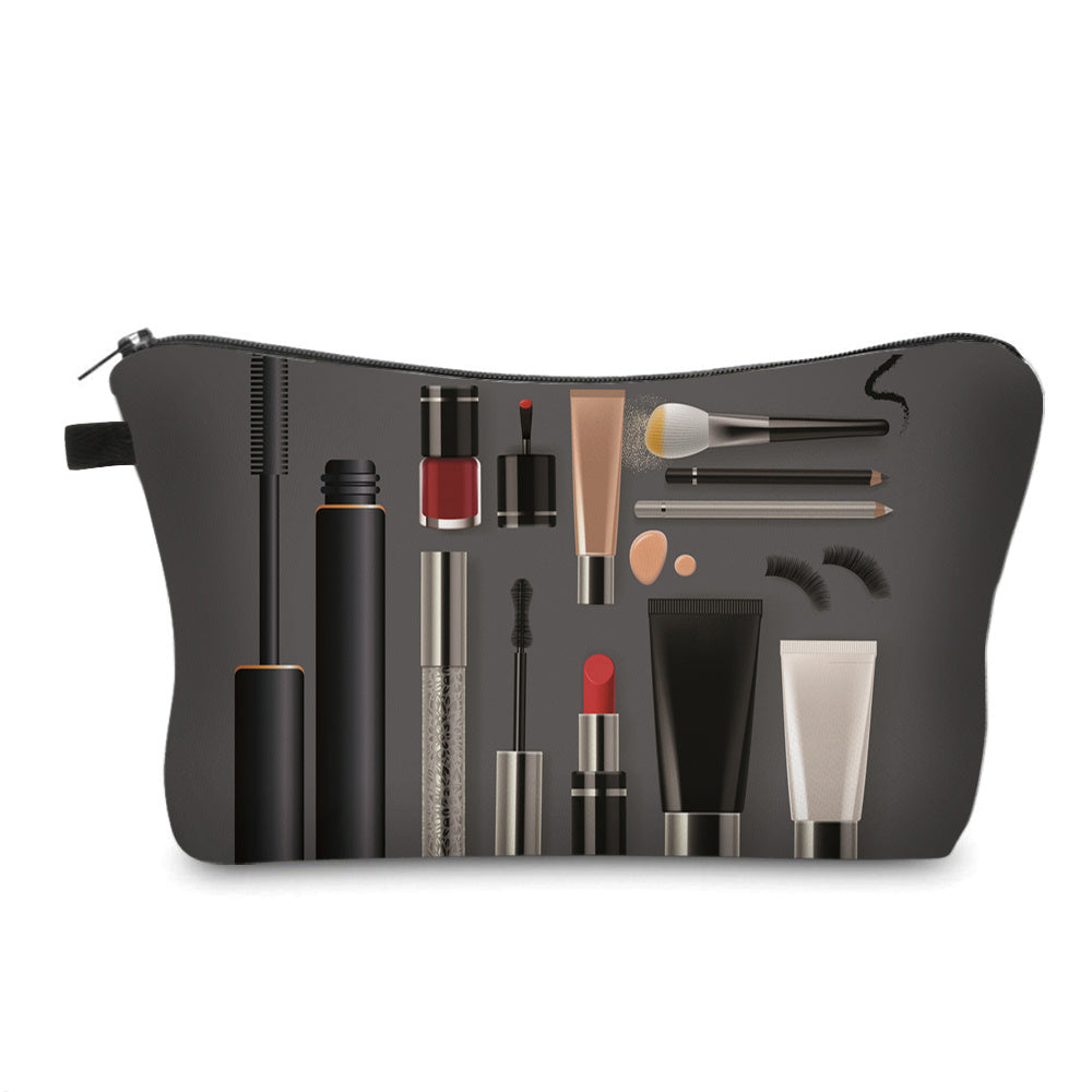 Mini Cosmetic Print Makeup Bag for Women Traveling