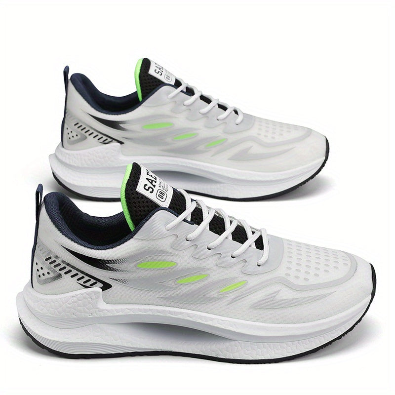 Men's Lace up Sneakers Athletic Shoes Shock absorbing And Breathable