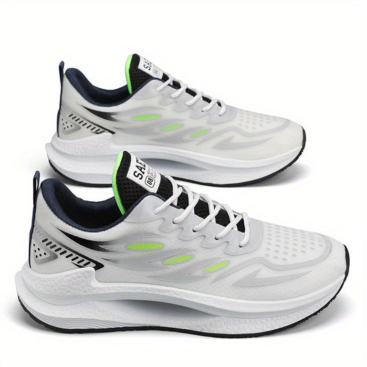 Men's Lace up Sneakers Athletic Shoes Shock absorbing And Breathable