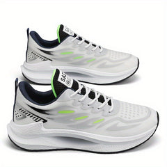 Men's Lace up Sneakers Athletic Shoes Shock absorbing And Breathable