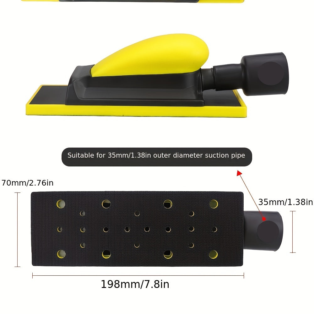 HIFESON 70 198mm Square Manual Sanding Disc Holder