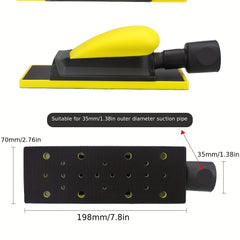 HIFESON 70 198mm Square Manual Sanding Disc Holder